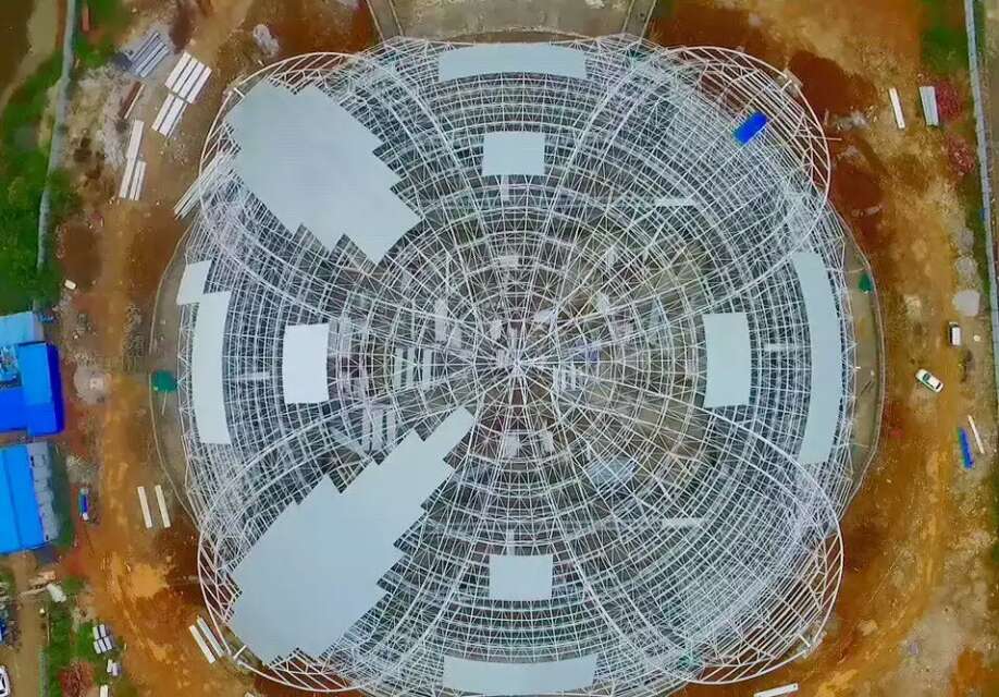 胶南体育馆网架
